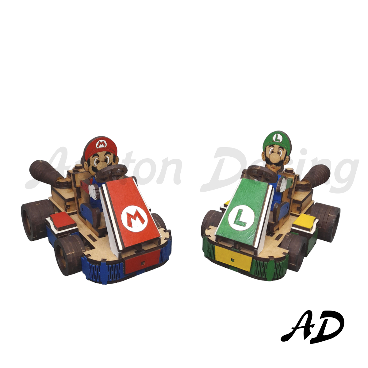 mario kart'on construction de voitures en carton sortie entreprise Becorpo