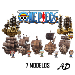COLECCION ONE PIECE COMPLETA (7 BARCOS)